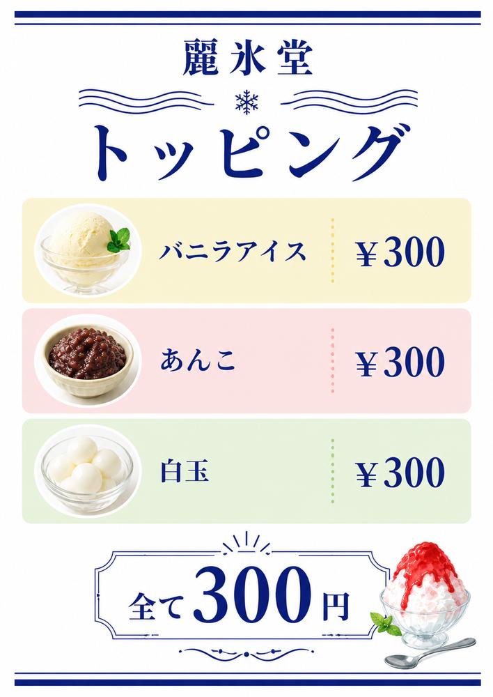 トッピング